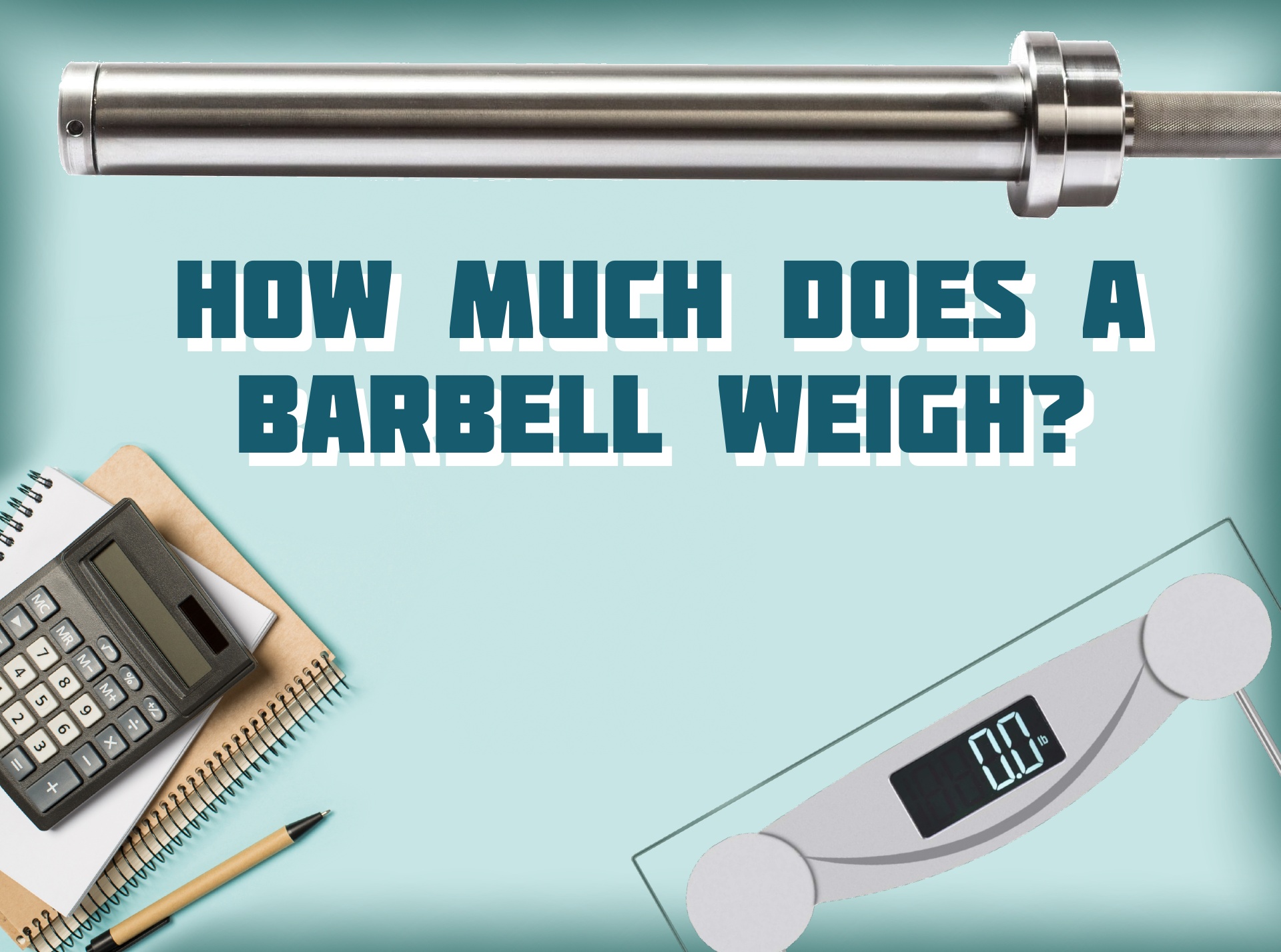 how much does a barbell weigh